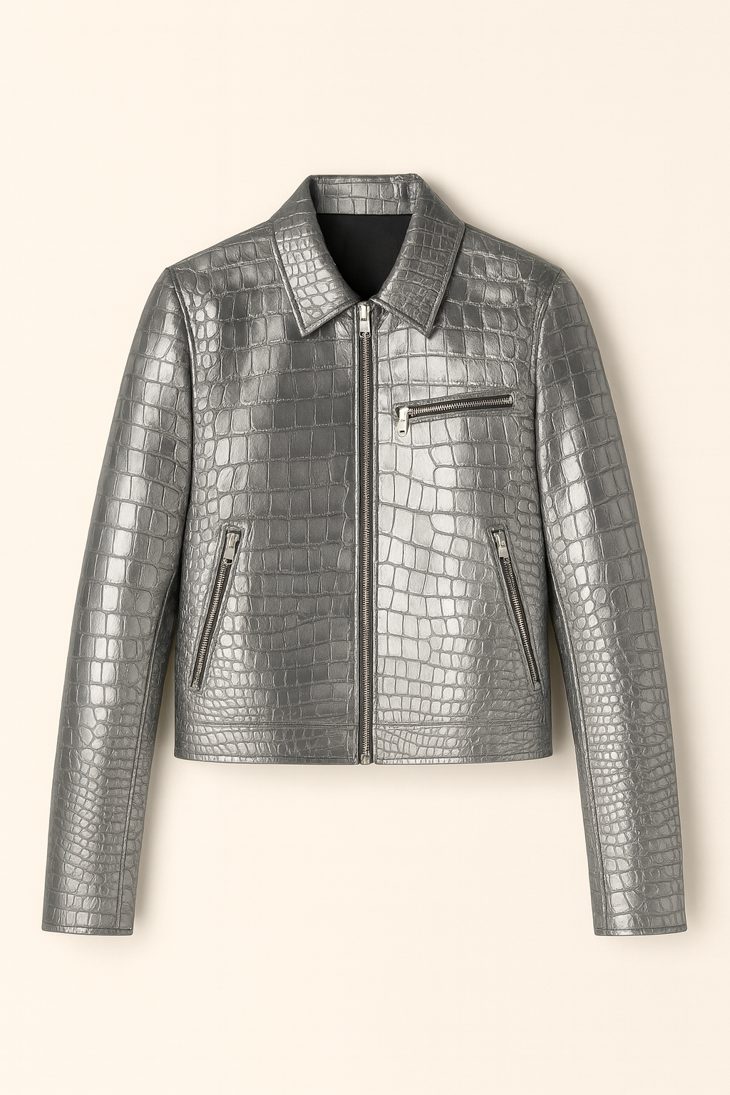 Jacket argent cocco