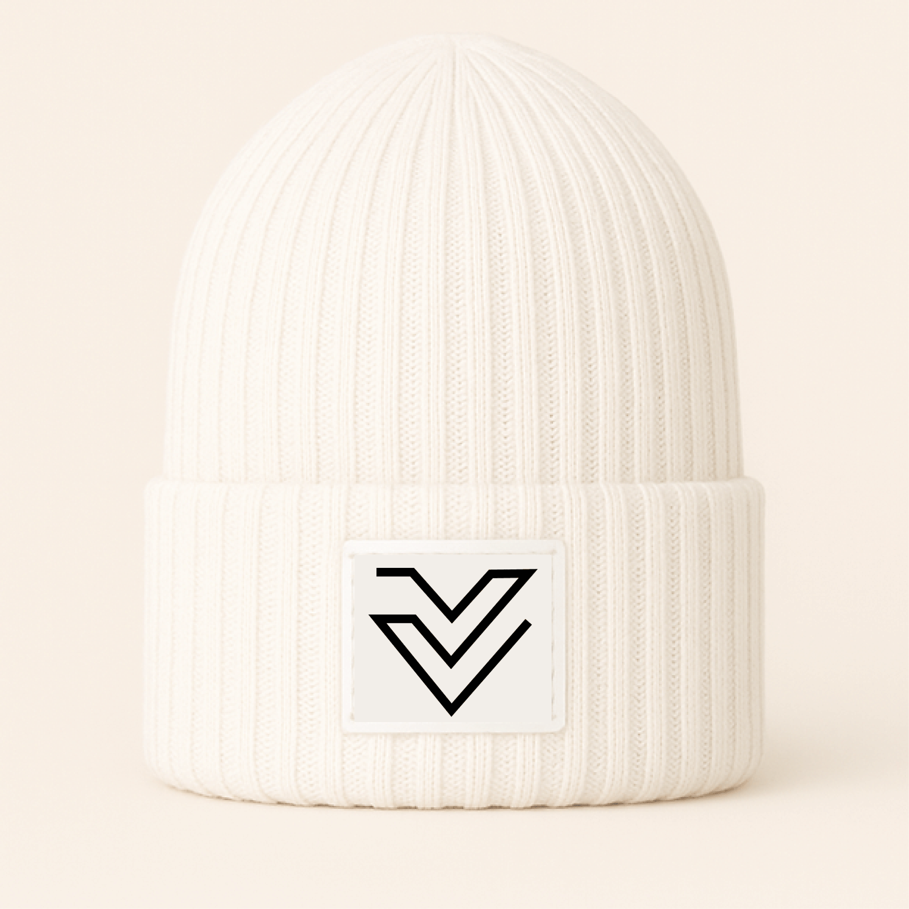 Cappello in lana logato