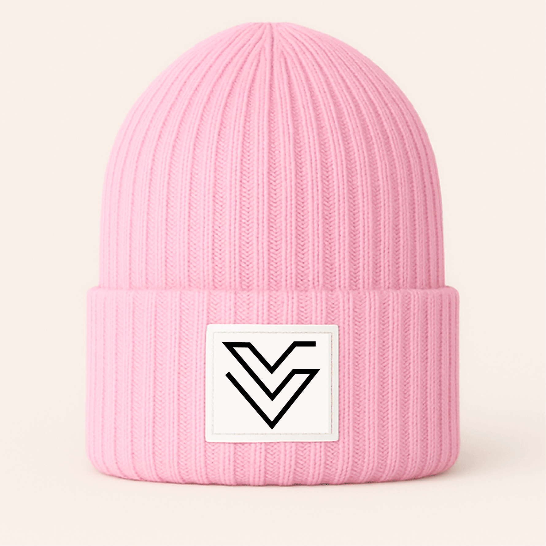 Cappello in lana logato