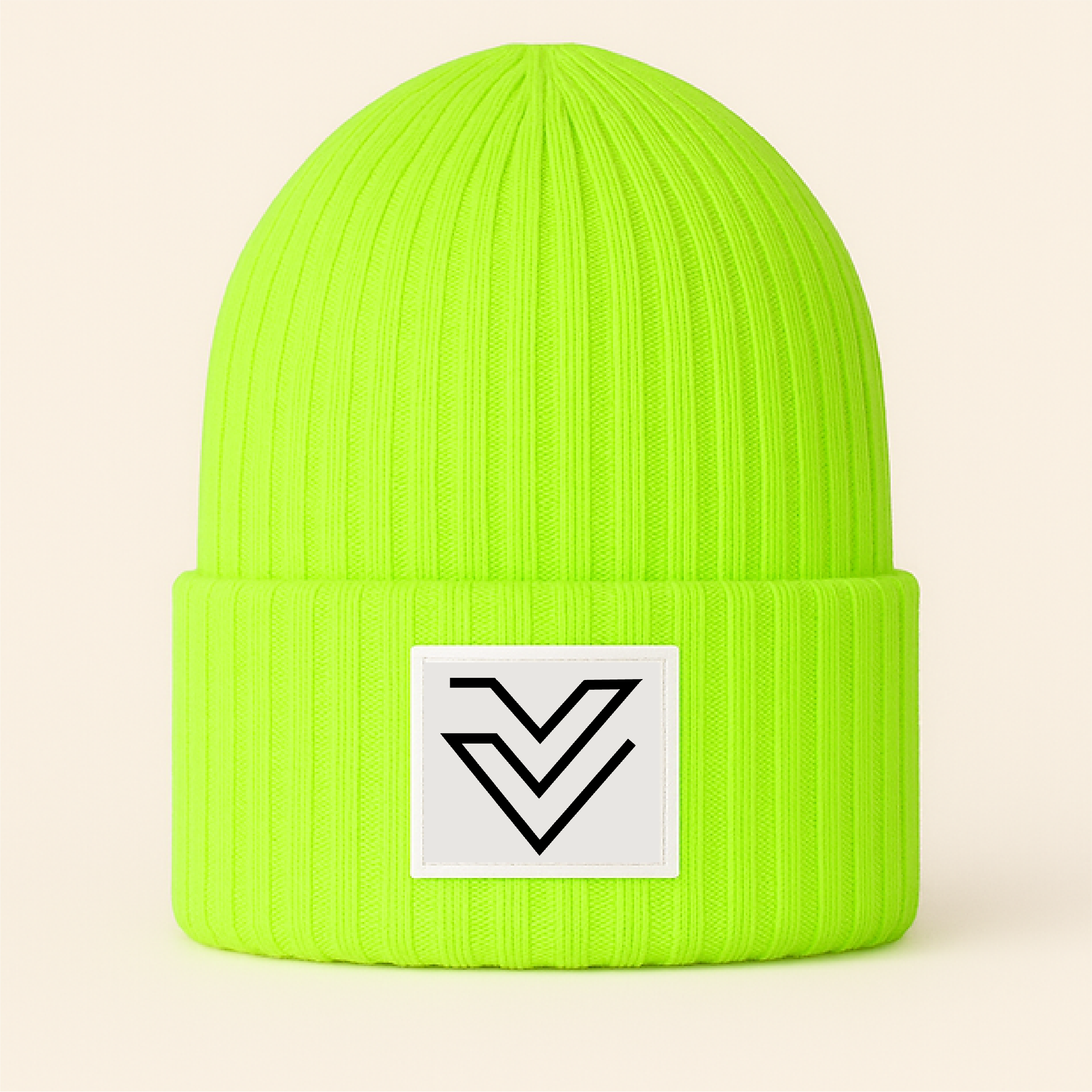 Cappello in lana logato